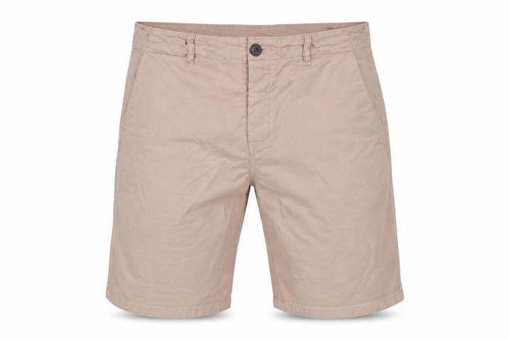 Front view of Label Lab Men’s Pink 34 Chino Shorts Cotton Stretch Flat Front