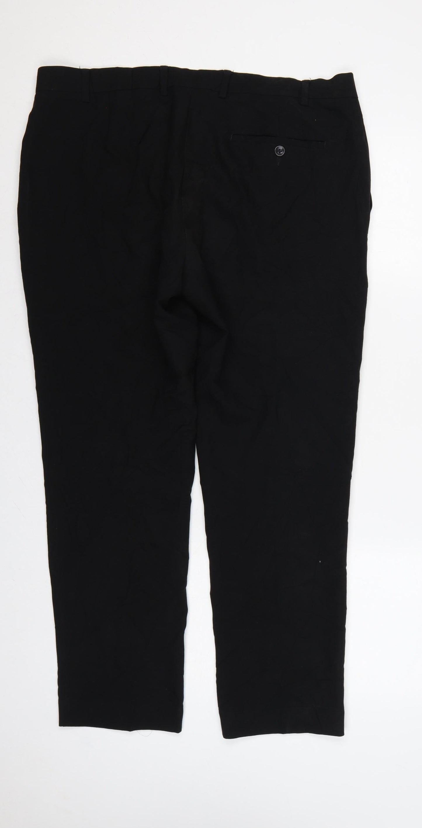 Marks and Spencer Men's Black 38 Slim Dress Trousers 38W 29L