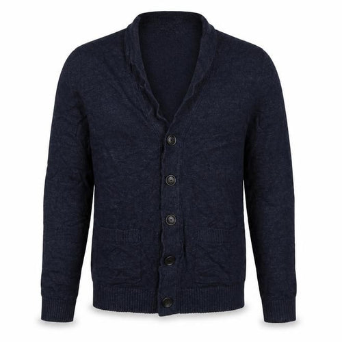 Abercrombie & Fitch Men’s Blue S Button Cardigan Knit Pockets