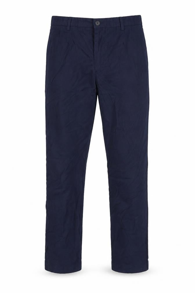 Hugo Boss Men’s Blue Wool Dress Trousers UK 48 Flat Front Formal