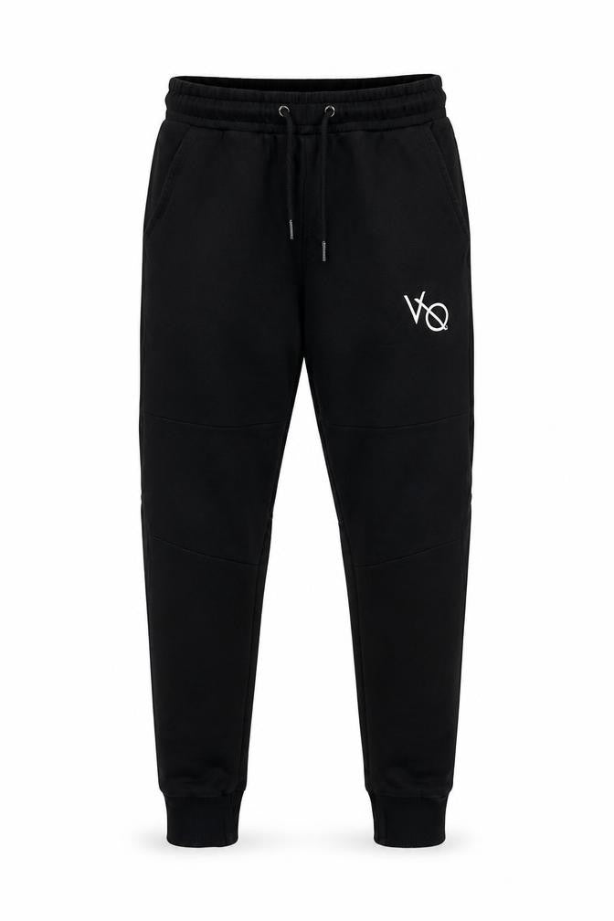 Vanquish Fitness Men’s Black Small Slim Fit Logo Jogger Trousers