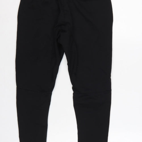 Vanquish Fitness Men’s Black Small Slim Fit Logo Jogger Trousers