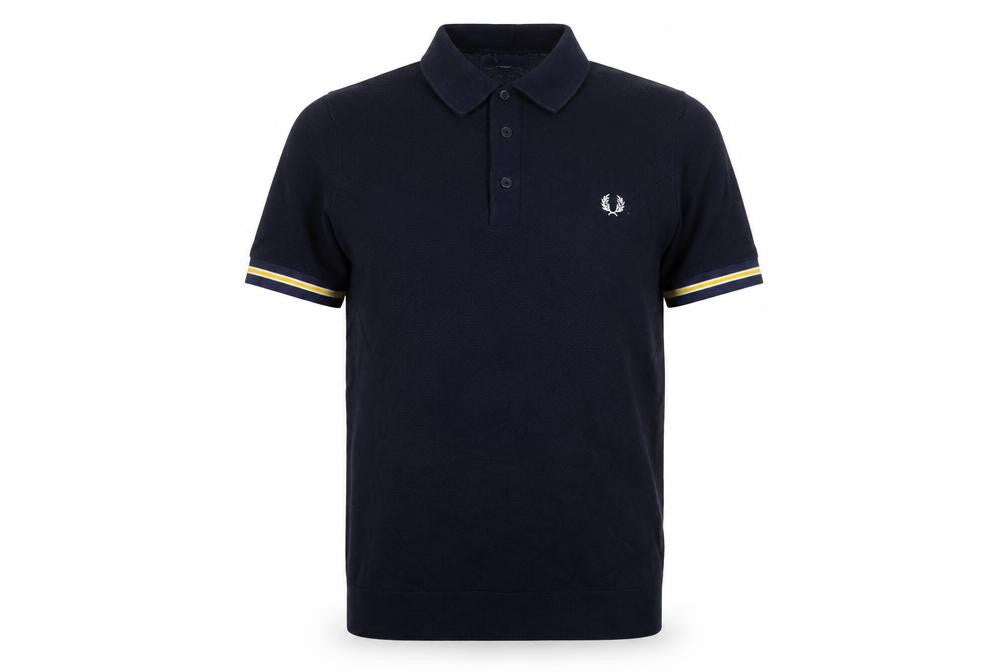 Fred Perry Men’s Blue XS Short Sleeve Logo Polo Shirt