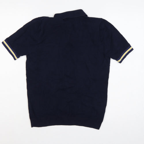 Fred Perry Men’s Blue XS Short Sleeve Logo Polo Shirt