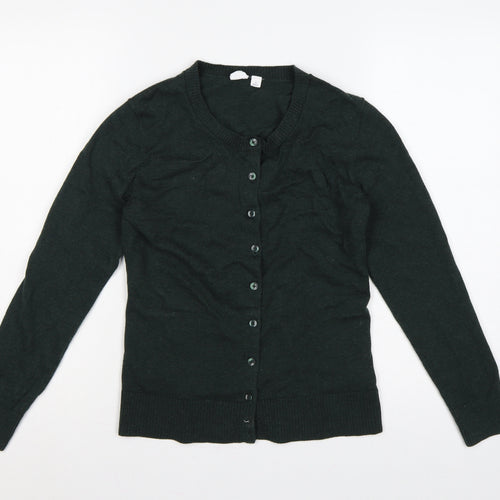 GAP Women’s Green Cotton Button Cardigan Size M Long Sleeve Knit