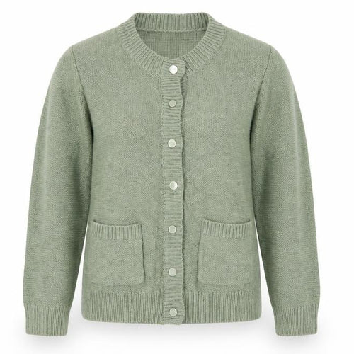 Honor Millburn Women’s Green Size 10 Knit Button Pocket Cardigan