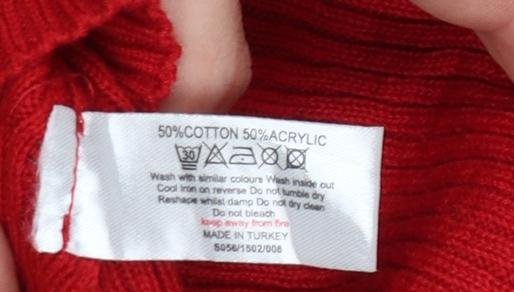 Select Women Red S Rib Knit Portrait Neck Slim Jumper New