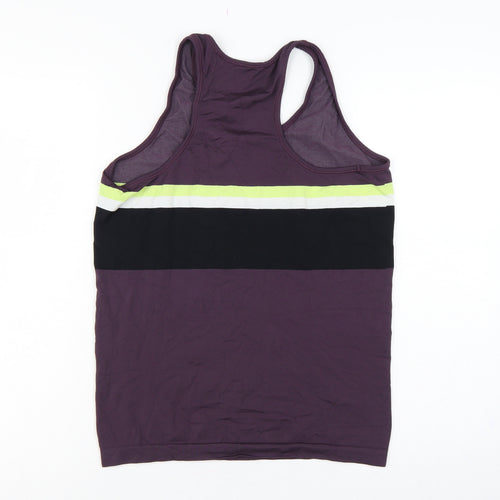 Sweaty Betty Women’s Purple L Racerback Colourblock Gym Tank Top