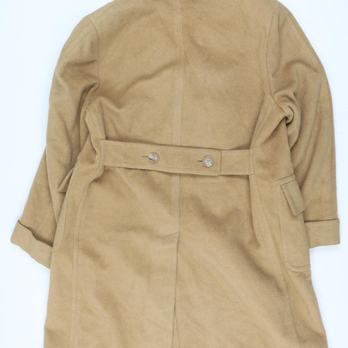 Buffalo Collection Men’s Beige 100% Camel Hair Italian Overcoat Size 46