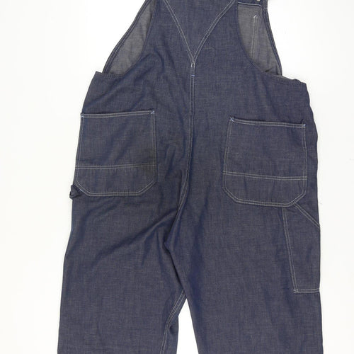 Sears Unisex 40 Inch Adults Blue Denim Dungarees Straight Leg Workwear