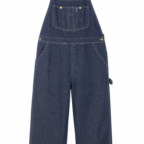 Sears Unisex 40 Inch Adults Blue Denim Dungarees Straight Leg Workwear