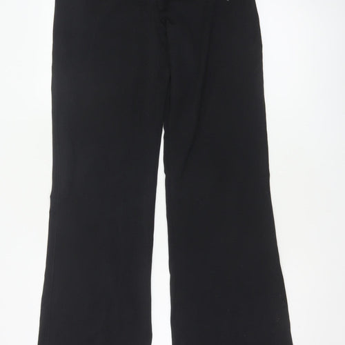 Adidas Women’s Black UK 14 Performance Essentials Flared Trousers