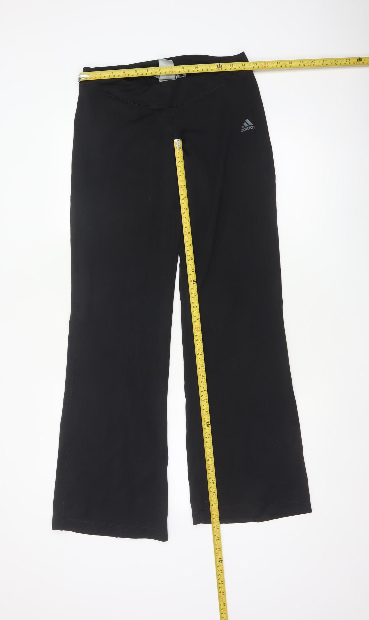 Adidas Women’s Black UK 14 Performance Essentials Flared Trousers