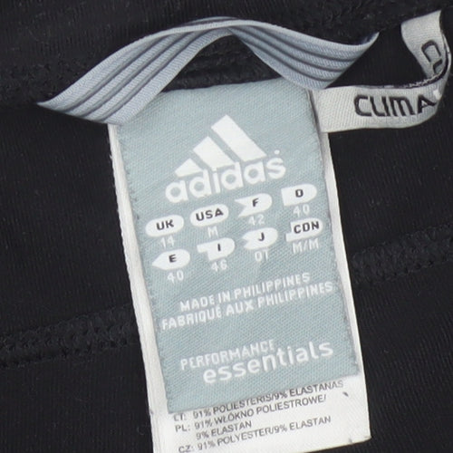 Adidas Women’s Black UK 14 Performance Essentials Flared Trousers