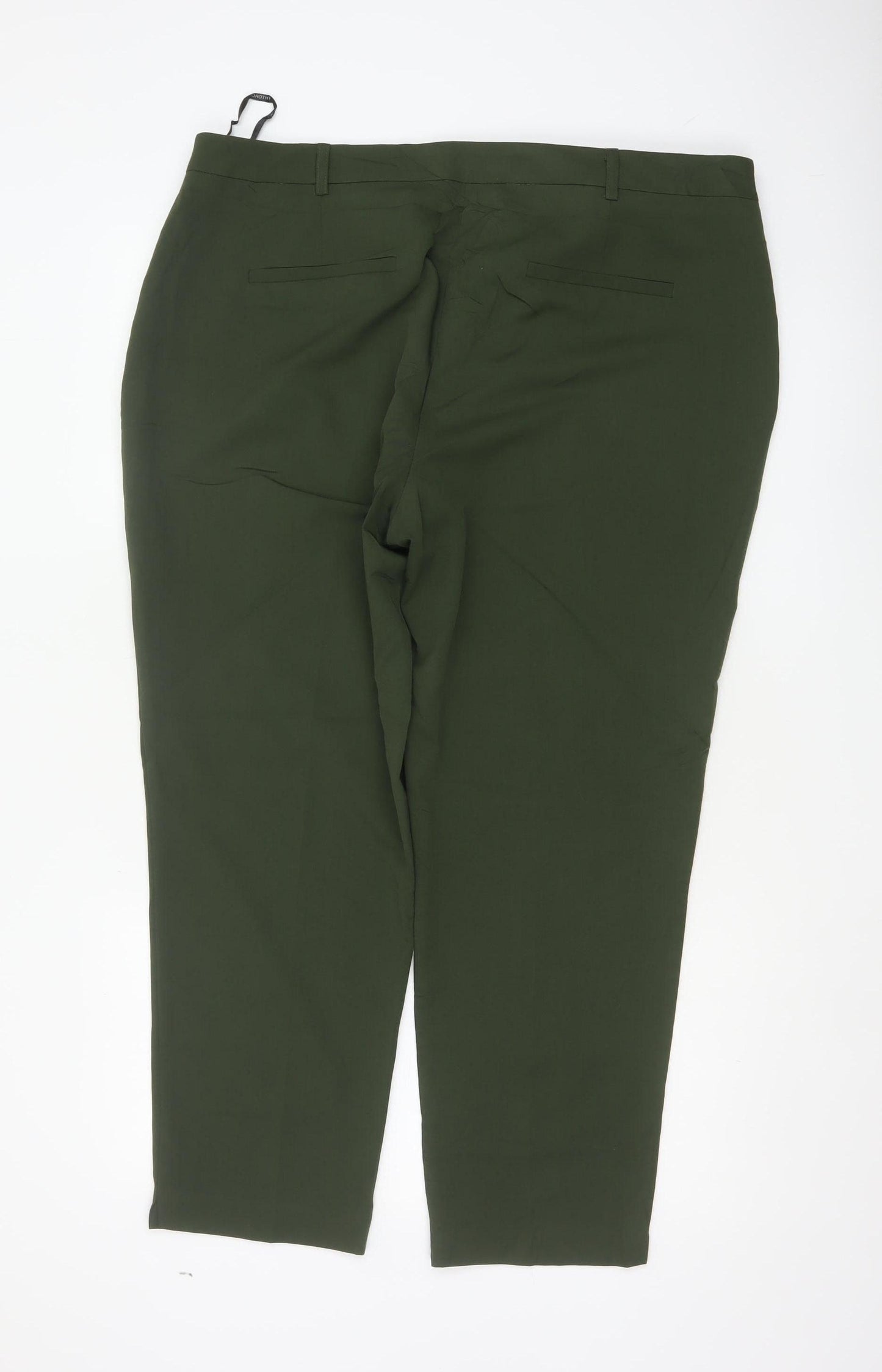 Dorothy Perkins Women Green UK 10 Tailored Ankle Tapered Trousers