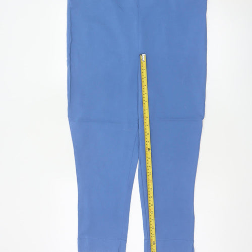 Mitzy Women’s Blue Size 18 Cropped Stretch Trousers