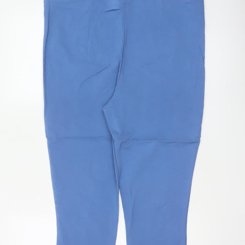 Mitzy Women’s Blue Size 18 Cropped Stretch Trousers