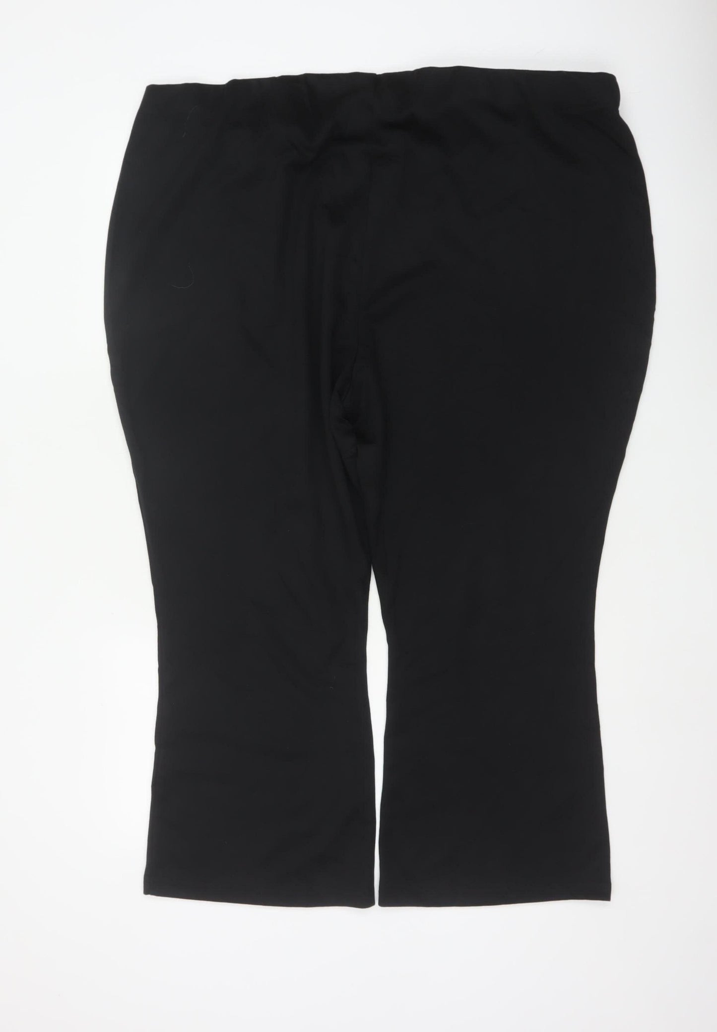 Damart Women’s Black UK 28 Flared Stretch Pull-On Trousers