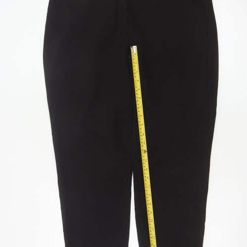 Dorothy Perkins Women’s Black UK 14 Tapered Stretch Work Trousers