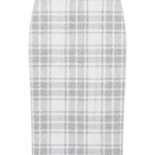 River Island Women Grey Check High Waist Pencil Skirt UK 8