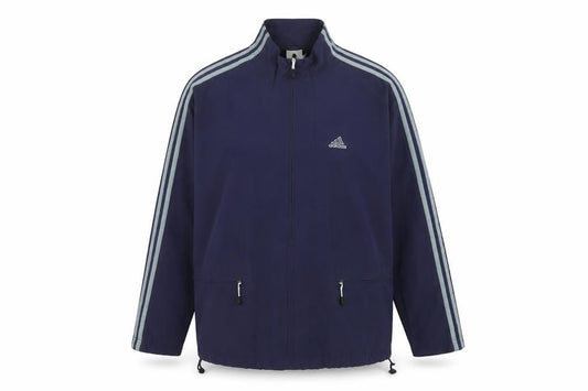 adidas Women’s Blue Size 14 Full Zip Windbreaker Jacket