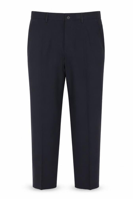 Marks and Spencer Men Navy 34in Skinny Dress Trousers Smart Work 31in