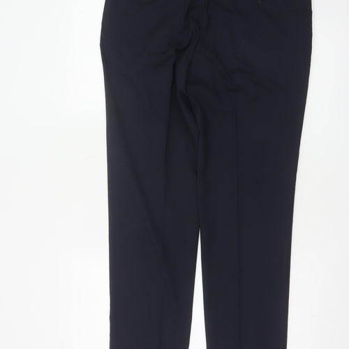 Marks and Spencer Men Navy 34in Skinny Dress Trousers Smart Work 31in