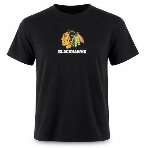 Reebok Hockey Teens Black XL Chicago Blackhawks Graphic T-Shirt