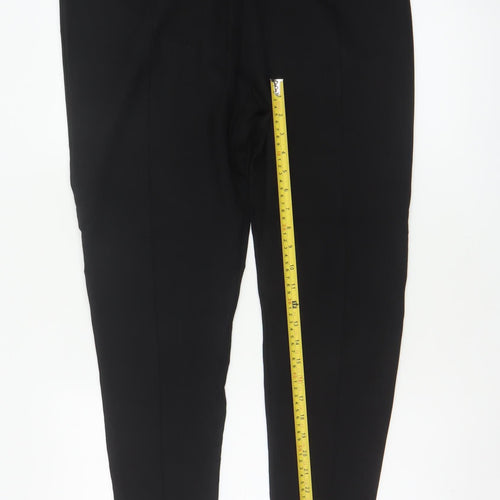 Marks & Spencer Women Black Size 20 High Rise Button Leggings Regular