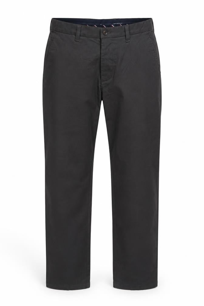 Marks & Spencer Blue Harbour Men's Black 32/33 Regular Chino Trousers