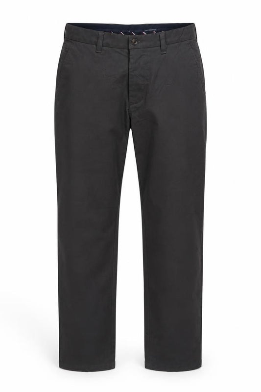 Marks & Spencer Blue Harbour Men's Black 32/33 Regular Chino Trousers