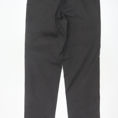 Marks & Spencer Blue Harbour Men's Black 32/33 Regular Chino Trousers