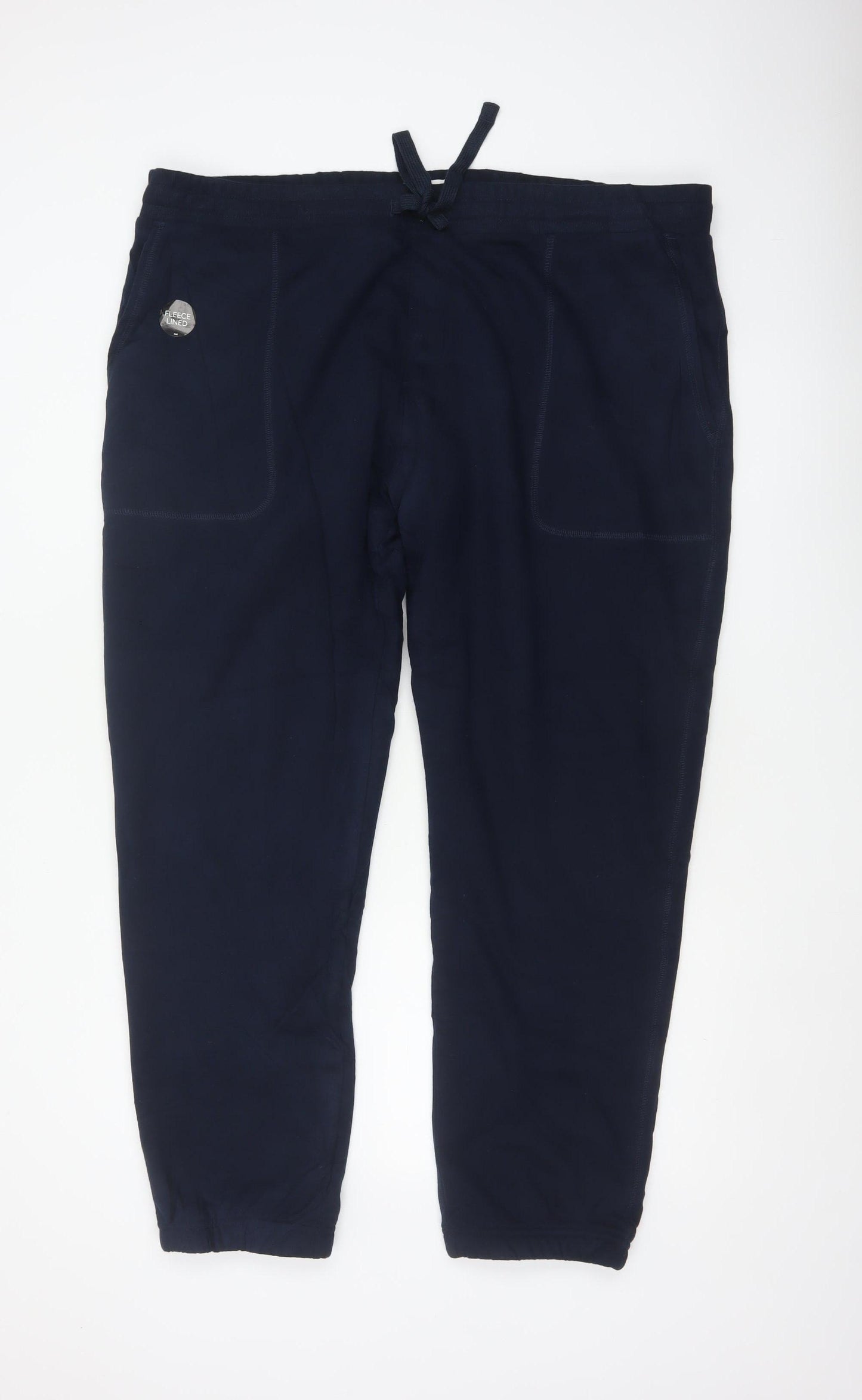Marks & Spencer Men Blue 2XL Fleece Lined Jogger Sweatpants Regular