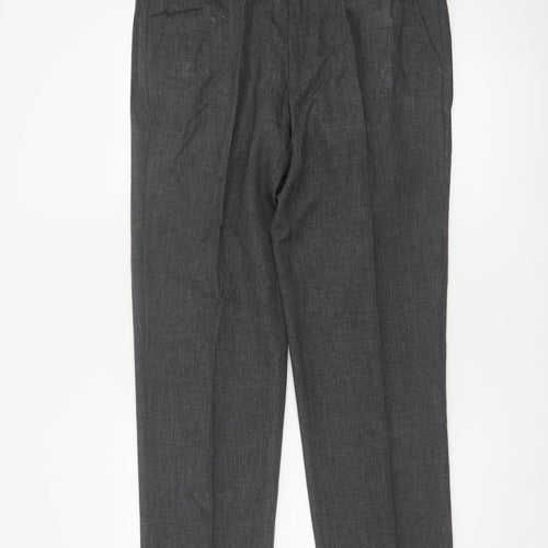Marks and Spencer Men’s Grey 34/31 Regular Dress Trousers