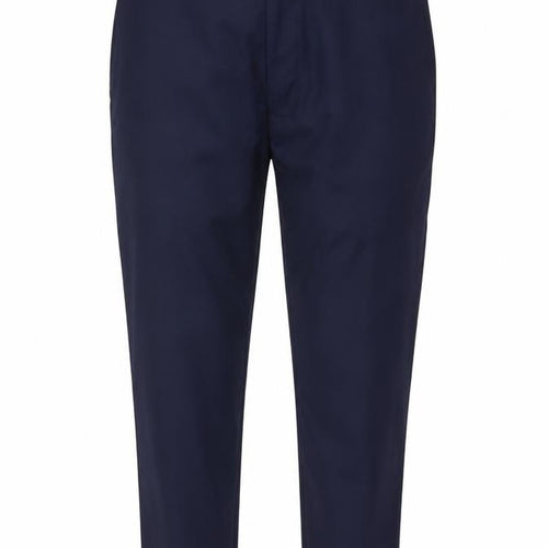 Moss London Men’s Blue 36 Regular Straight Dress Trousers Lined