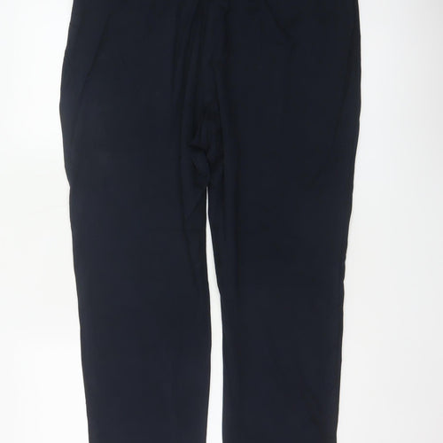 Marks & Spencer Women’s Navy UK 18 Regular Straight Stretch Trousers