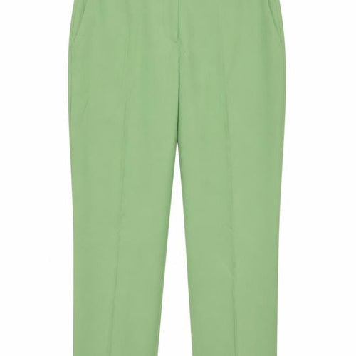 Zara Women Green UK 14 Tailored Tapered Dress Trousers