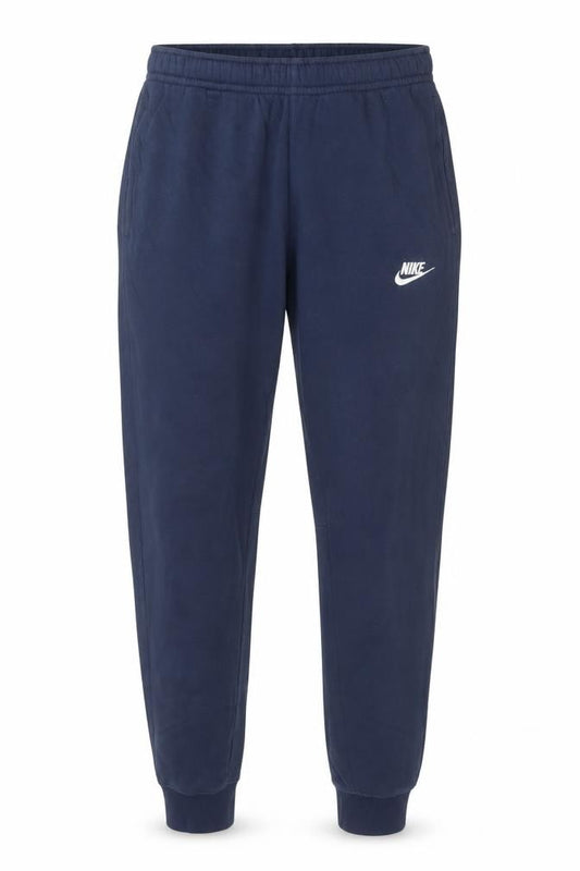 Nike Men's Blue M Fleece Jogger Sweatpants Elastic Waist Logo