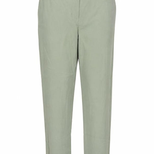 Marks and Spencer Women Green Size 8 Short Tapered Smart Trousers