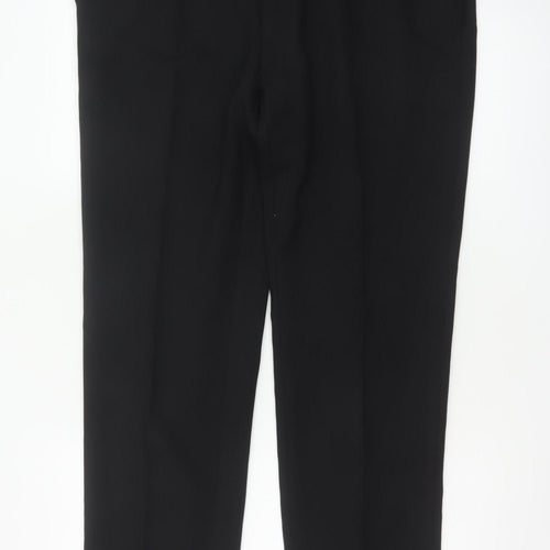 Marks & Spencer Men Black 38in Skinny Dress Trousers 31in Leg