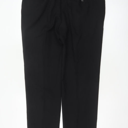 Marks & Spencer Men Black 38in Skinny Dress Trousers 31in Leg