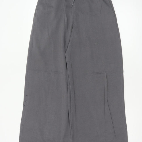 H&M Divided Women’s Grey XS Wide-Leg Drawstring Trousers