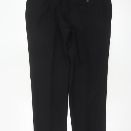 Marks & Spencer Men's Black 36 Regular Skinny Dress Trousers 31 Leg