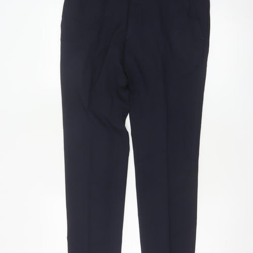 Marks and Spencer Men's Navy 32/29 Skinny Dress Trousers Slim Fit