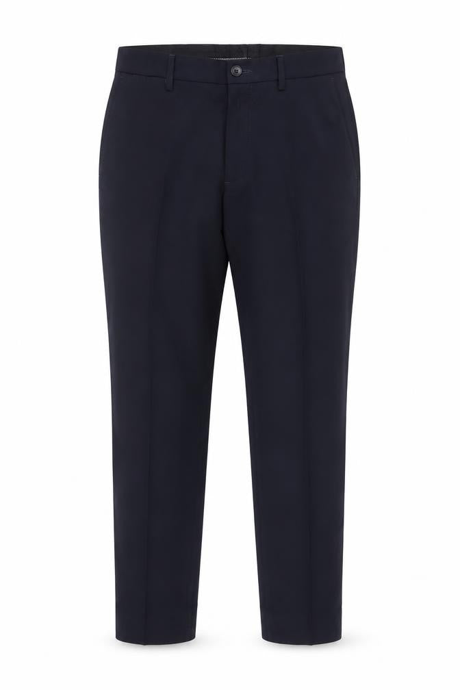 Marks and Spencer Men's Navy 32/29 Skinny Dress Trousers Slim Fit