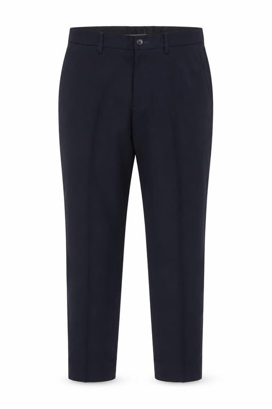 Marks and Spencer Men's Navy 32/29 Skinny Dress Trousers Slim Fit