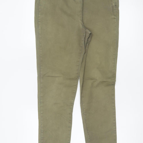 Laura Ashley Women’s Green UK 16 Skinny Stretch Trousers