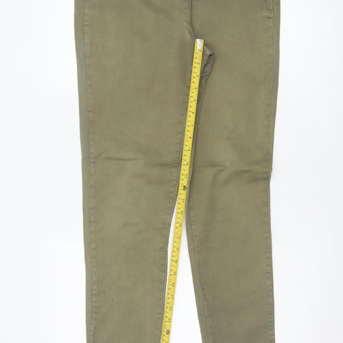 Laura Ashley Women’s Green UK 16 Skinny Stretch Trousers