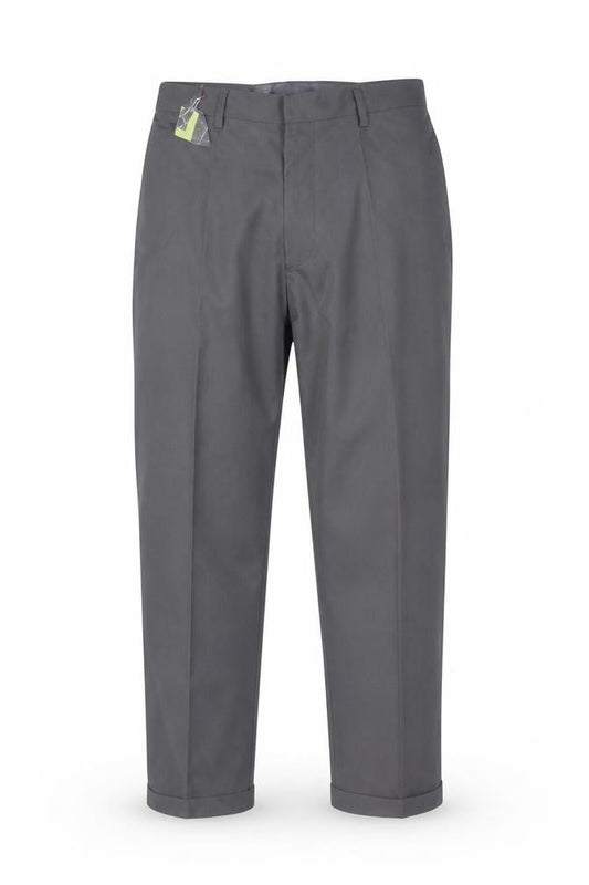 M&S Mens Grey Pinstripe Slim Dress Trousers 30in 31in Leg