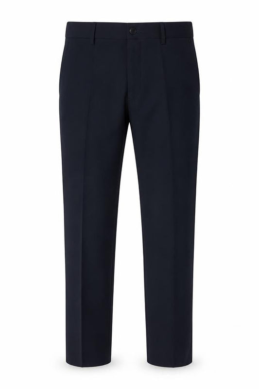 Marks & Spencer Men's Navy 34/31 Skinny Smart Dress Trousers Stretch